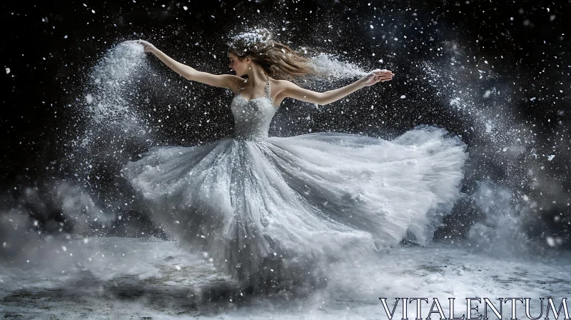 Snow Queen: A Winter's Tale AI Image
