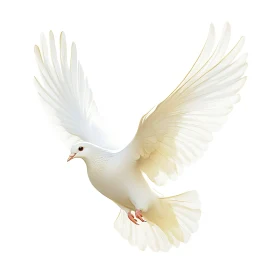 Soaring Dove: A Symbol of Serenity