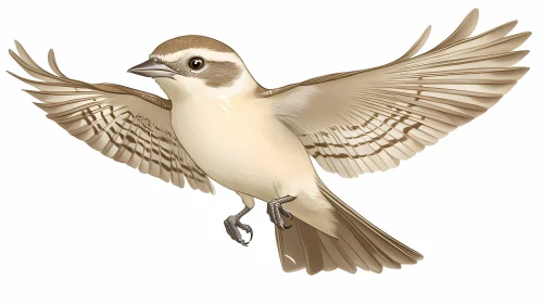 Bird with Outstretched Wings