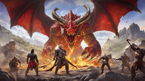 Fiery Dragon and Fearless Warriors Clash