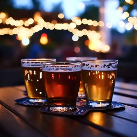 Evening Brews Under Soft Lights