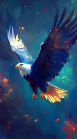 Majestic Eagle Painting