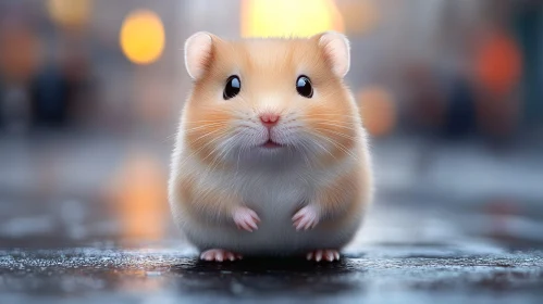 Charming Pet Hamster Image