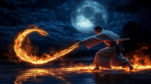 Warrior of Fire and Moon