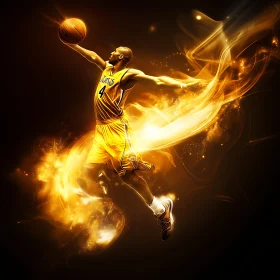 Athlete Mid-Air