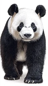 Charming Panda Bear Portrait