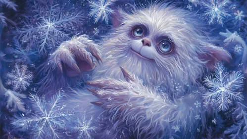 Snowy Monster in Winter Wonderland