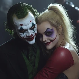 Portrait of Joker and Harley Quinn