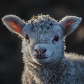 Close-Up of a Lamb