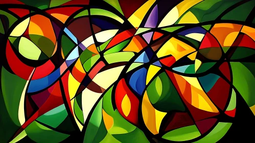 Geometric Color Symphony
