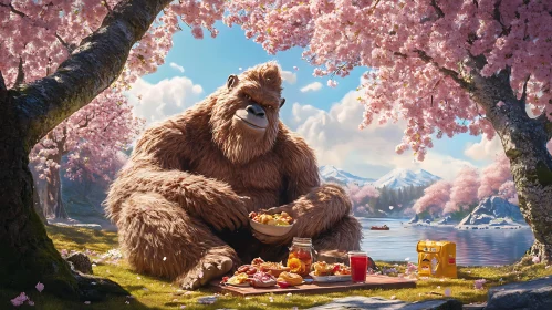 Sasquatch Picnic by the Lake