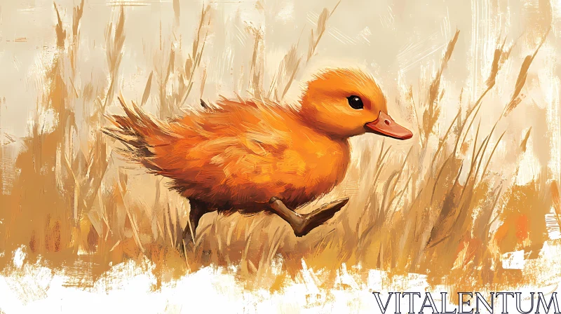 Artistic Duckling in the Wild AI Image