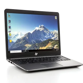 Modern HP Laptop Design Featuring Mountain Landscape