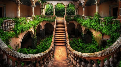 Overgrown Staircase