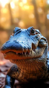Majestic Crocodile Portrait
