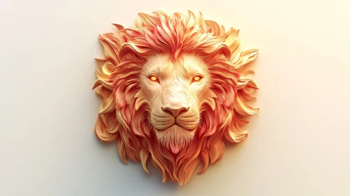 Paper Lion Portrait