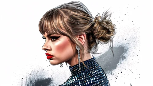 Profile Art of Taylor Swift