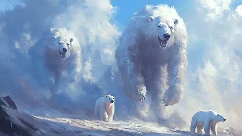 Arctic White Bears