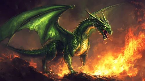 Emerald Dragon in Inferno