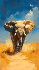 Wildlife Art Featuring Elephant