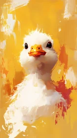 Artistic Duckling Portrait