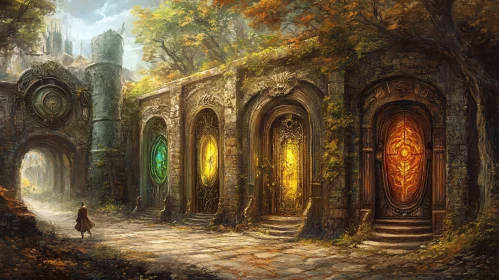 Magical Doors in Stone Walls