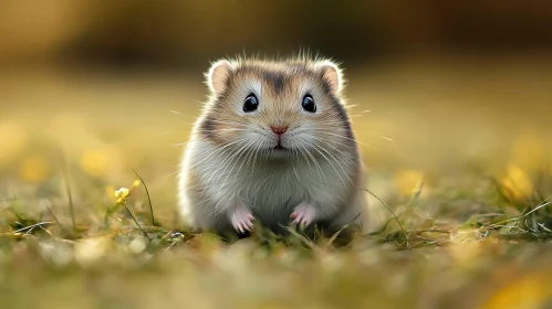 Charming Hamster Amidst Nature