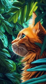 Inquisitive Jungle Cat