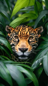 Feline Grace Amidst Nature's Canopy