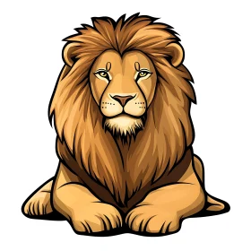 Cartoon Lion Image