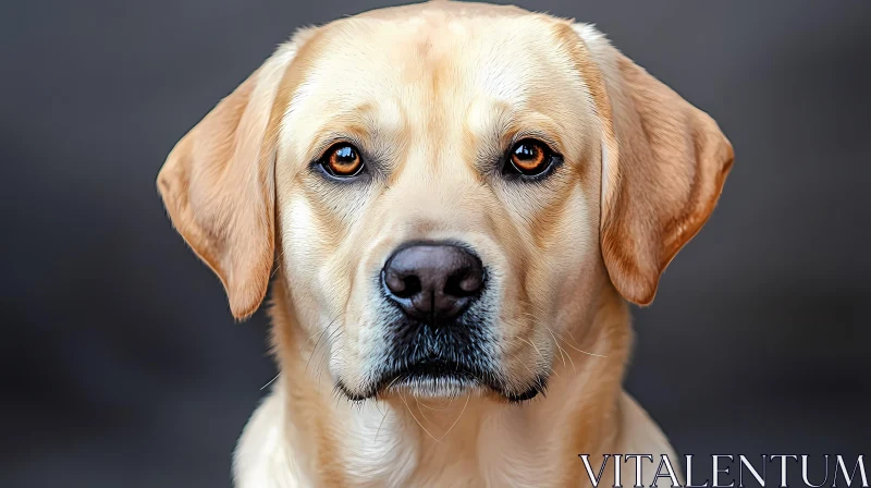 Labrador Dog Close-Up AI Image