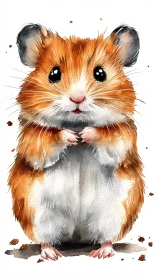 Adorable Hamster Portrait