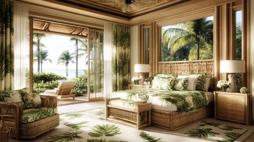 Tropical Paradise Beachfront Bedroom Design