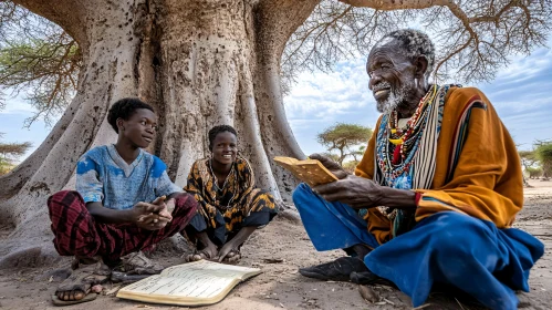 Intergenerational Storytelling under African Sky