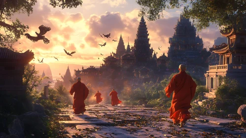 Sunset Pilgrimage to the Pagodas