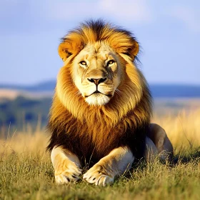 Lion in the Wild