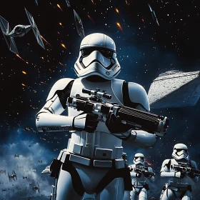 Galactic Soldiers Preparing for War
