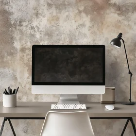 Contemporary Workspace Desk Setting