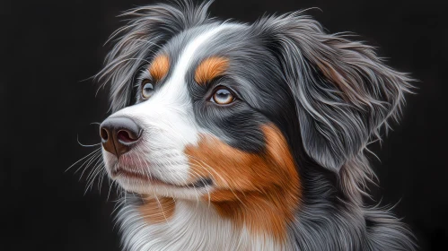 Detailed Canine Portrait