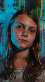 Close-Up Portrait of Greta Thunberg