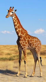 Graceful Giraffe in Natural Habitat