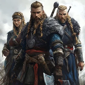 Valiant Viking Trio Art