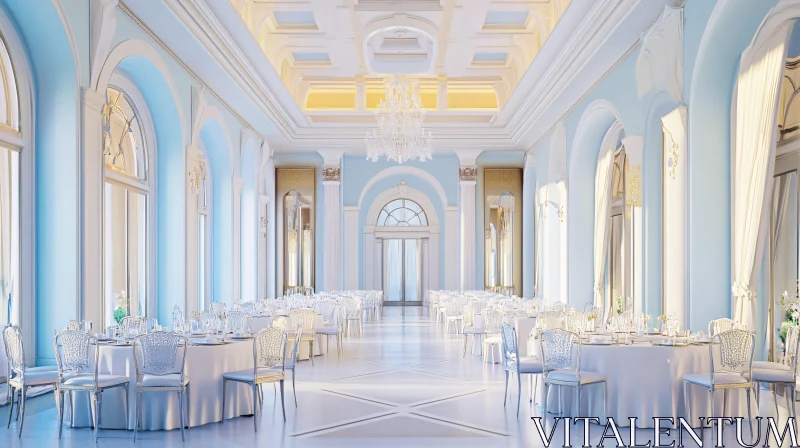 AI ART Luxurious Event Venue with Grand Architecture