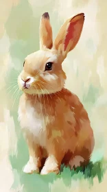 Artistic Representation of a Bunny