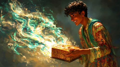 Enchanted Box and Smiling Man