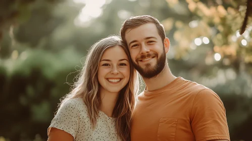 Happy Couple in Love Portrait