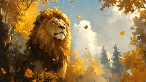 Autumn Lion Majesty