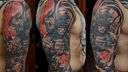 Arm Tattoo: Samurai in Armor