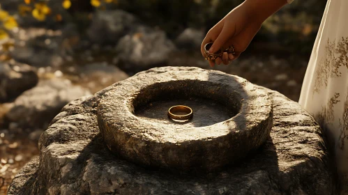 Stone Basin Rings Ritual