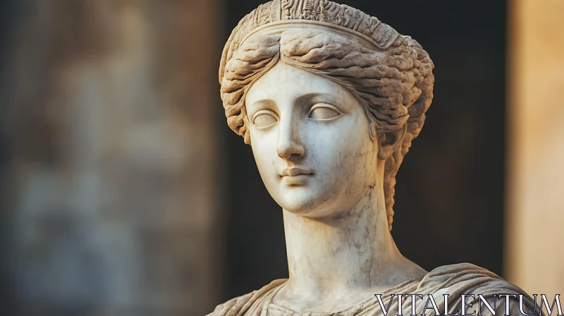 Classic Female Sculpture AI Image